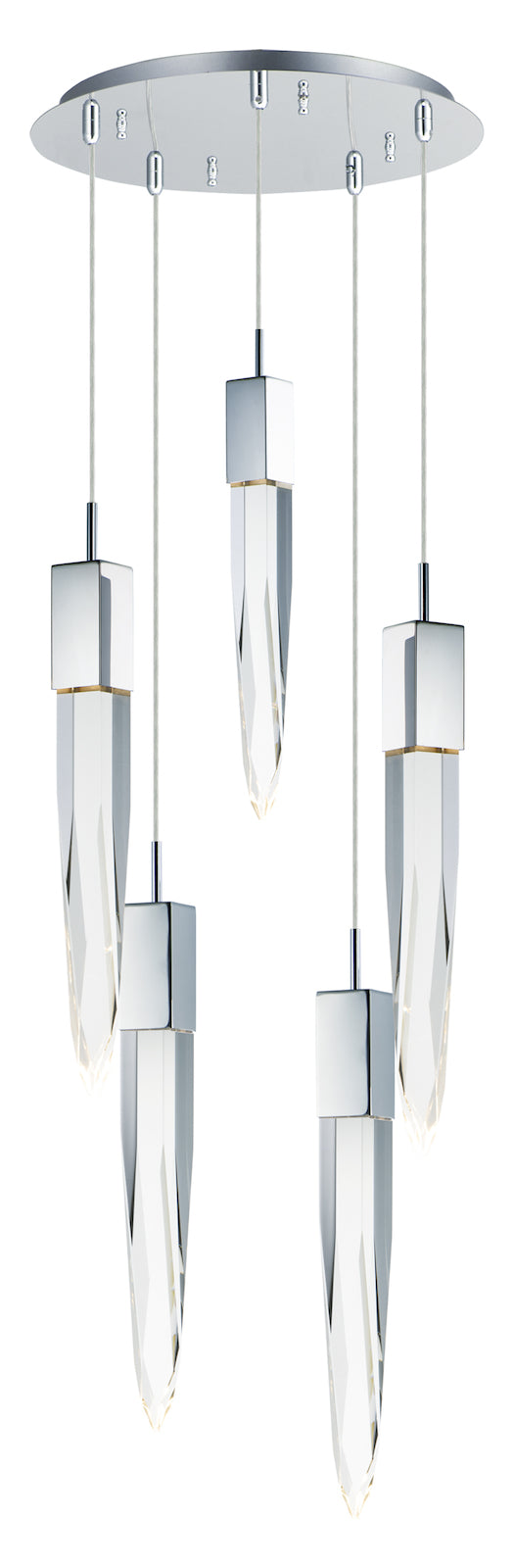 Quartz Led 5-Light Pendant by ET2