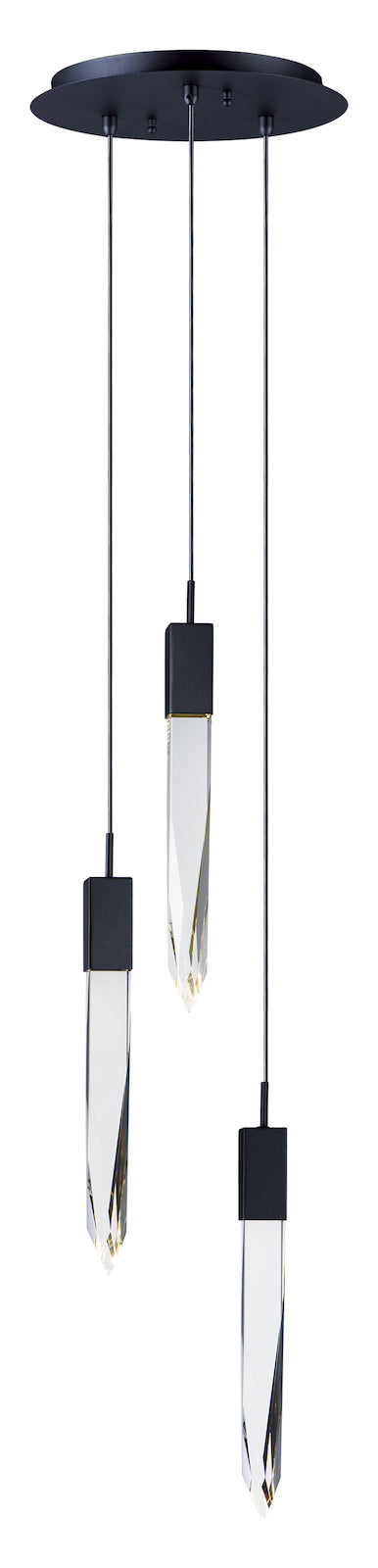 Quartz Led 3-Light Pendant by ET2