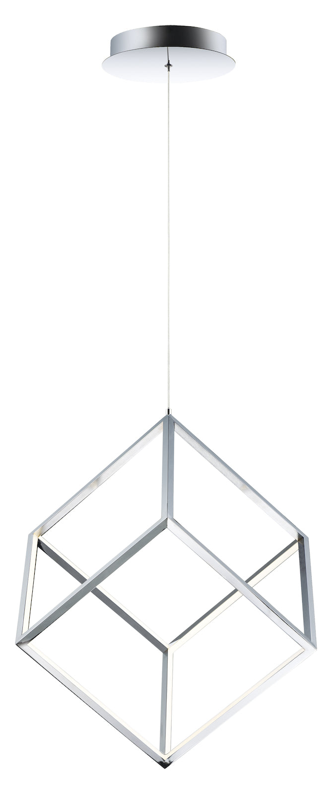 4 Square 1-Light Led Pendant by ET2