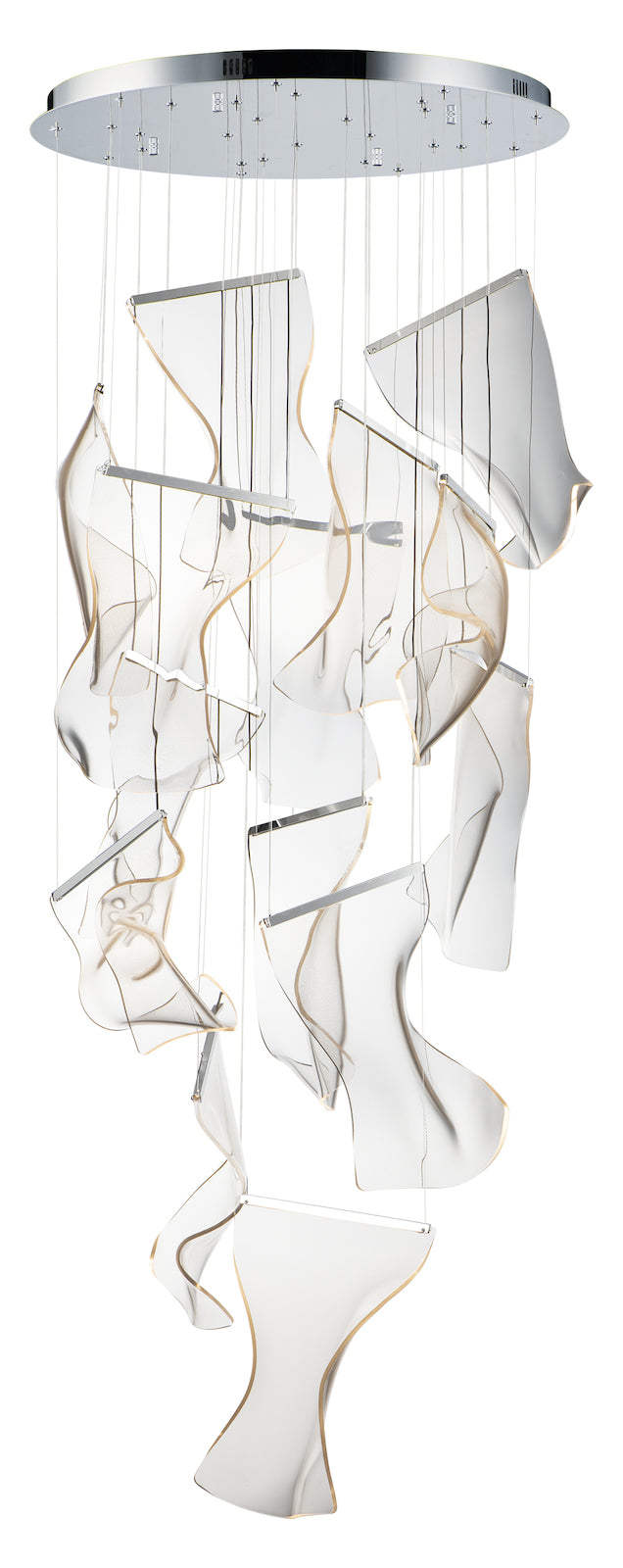 Rinkle Led 14-Light Pendant by ET2