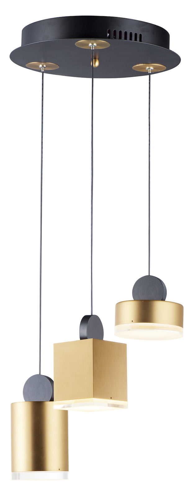 Nob Led 3-Light Pendant by ET2