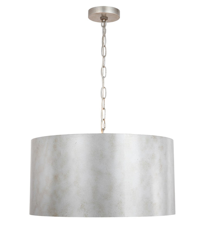 3 light Vintage Silver pendant by Living District