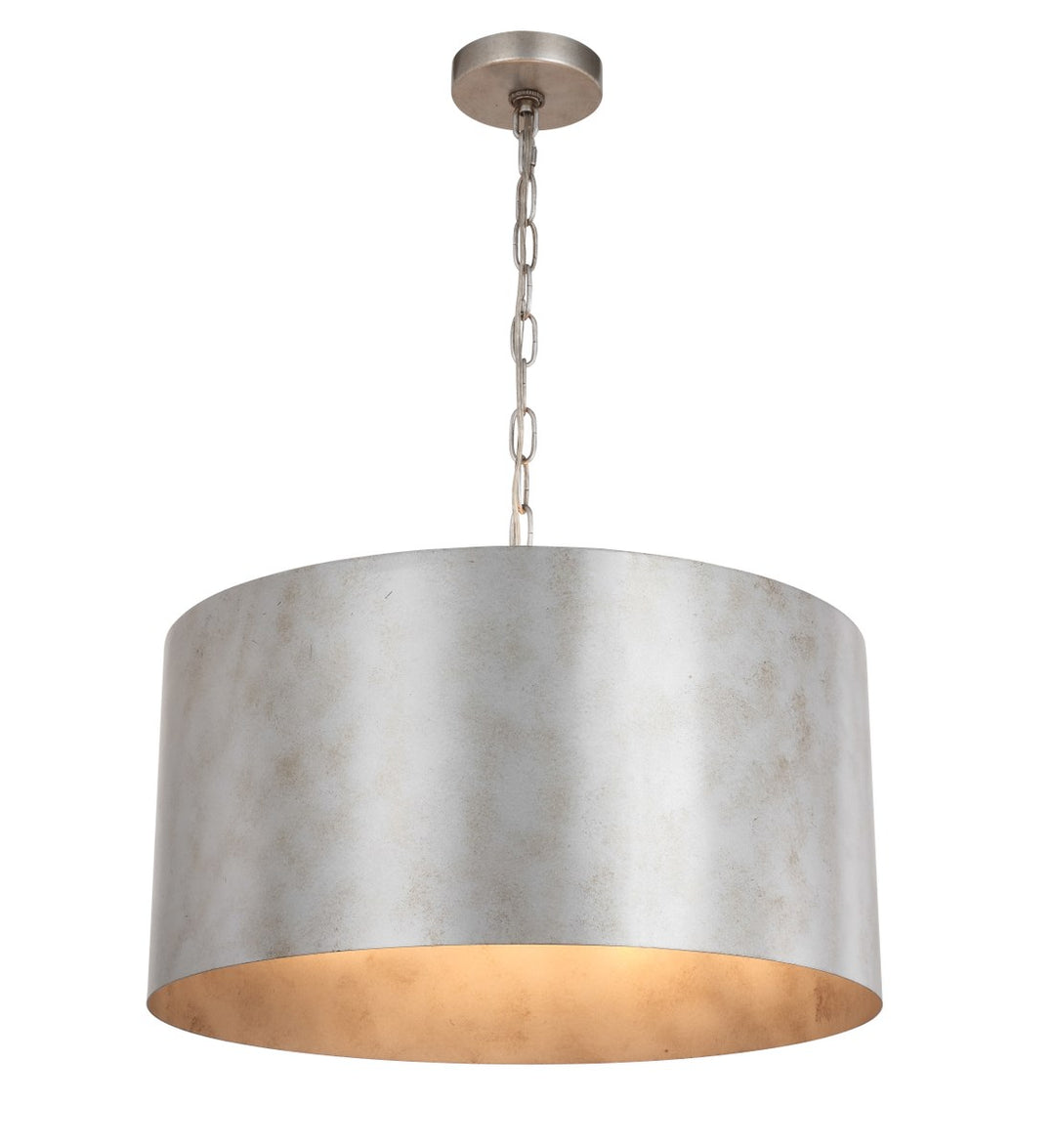 3 light Vintage Silver pendant