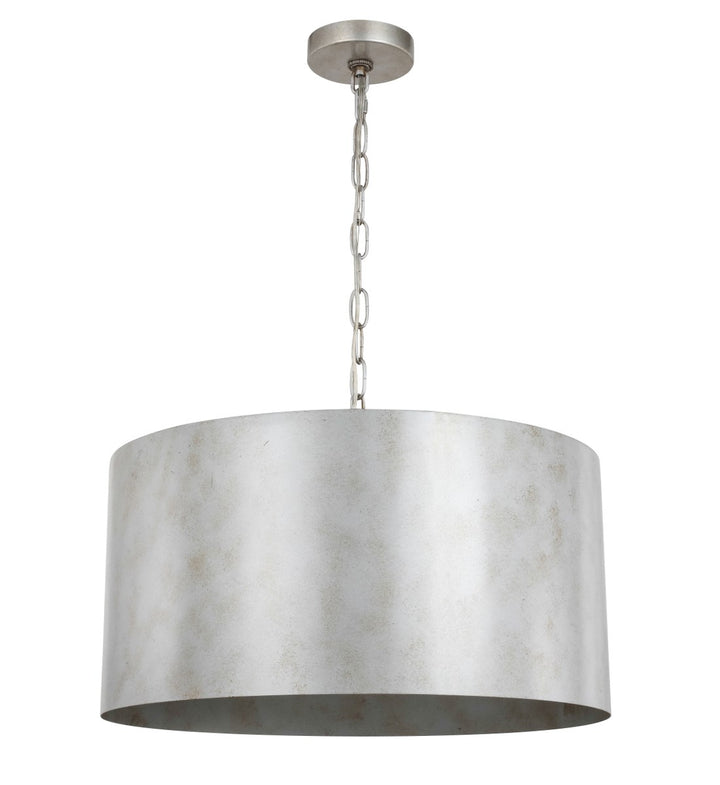 3 light Vintage Silver pendant