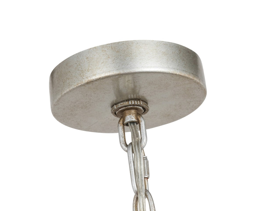 3 light Vintage Silver pendant