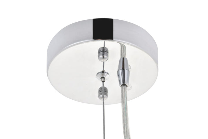 8 Light Chrome Pendant