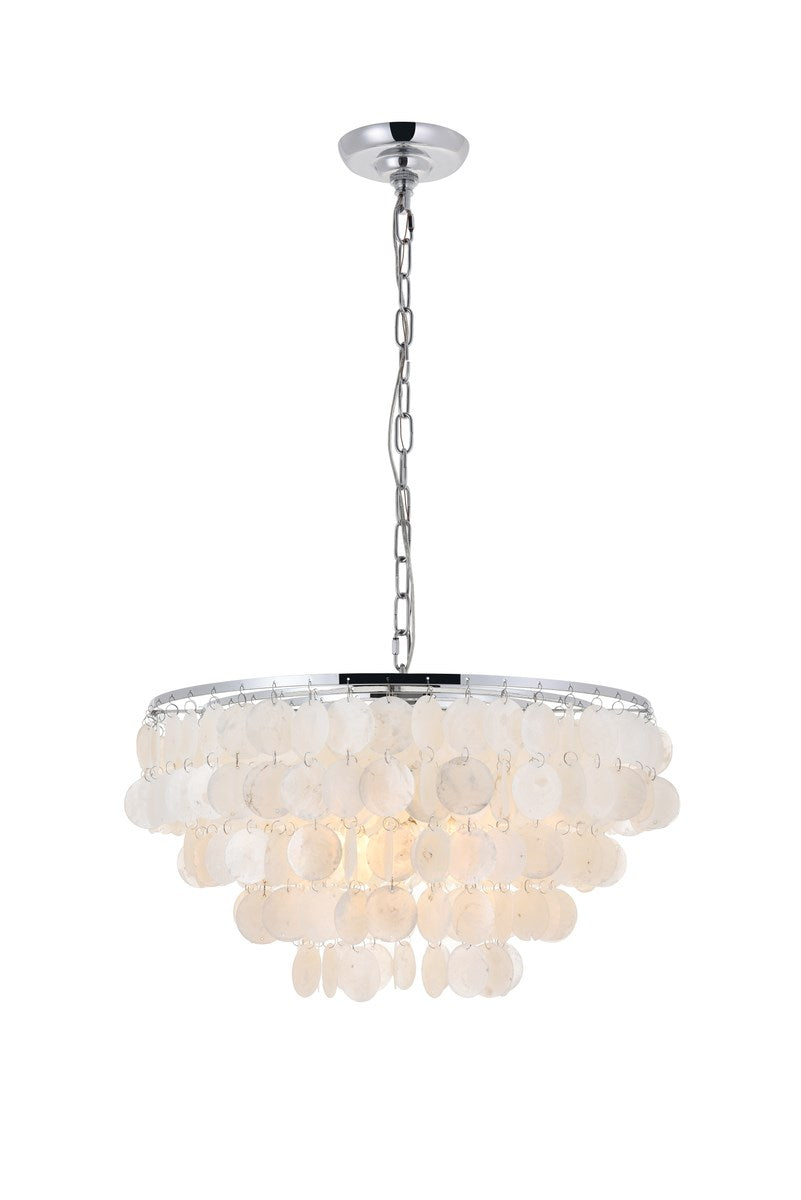 4 Light Chrome Pendant by Living District