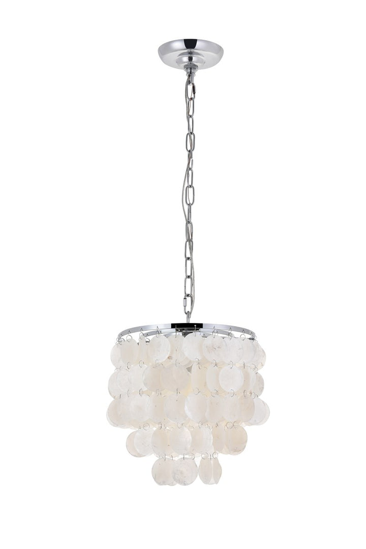 1 Light Chrome Pendant