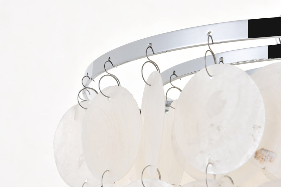 1 Light Chrome Pendant