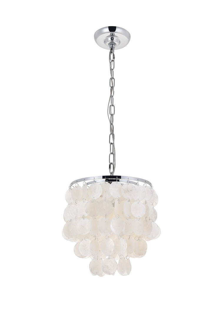 1 Light Chrome Pendant