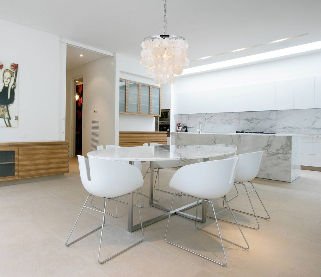 1 Light Chrome Pendant