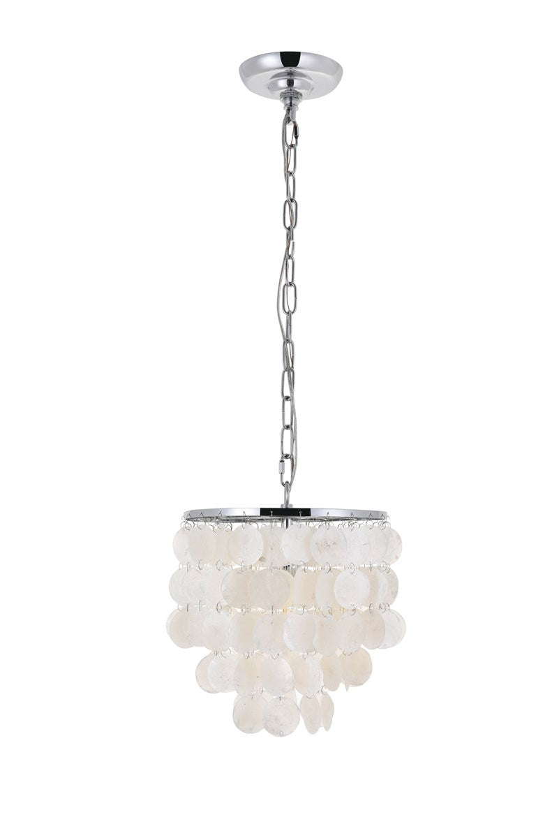 1 Light Chrome Pendant