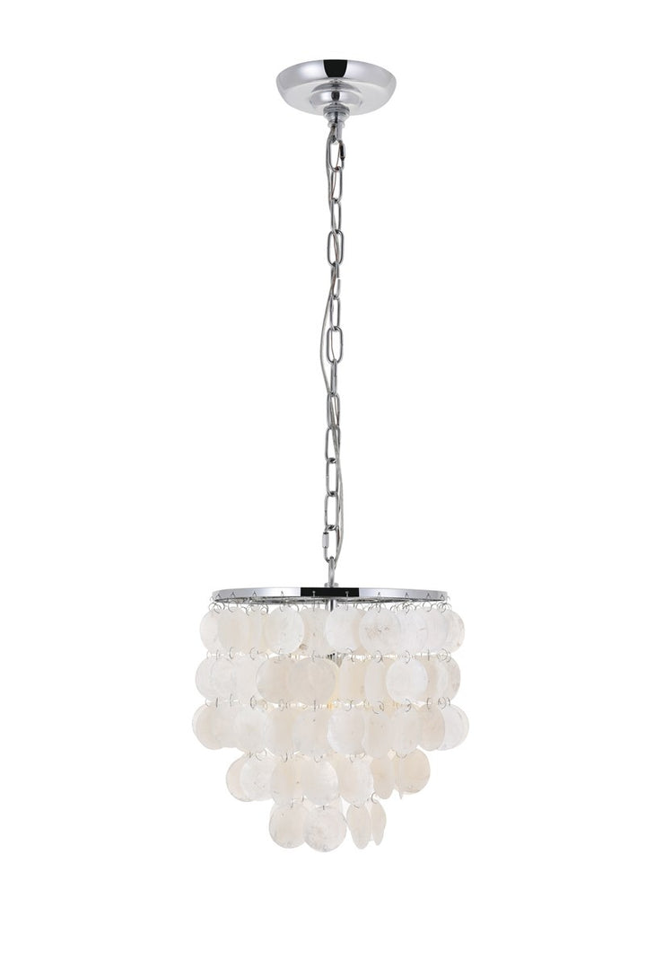 1 Light Chrome Pendant