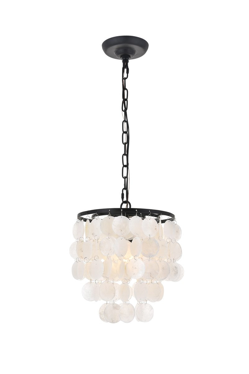 1 Light Black Pendant by Living District