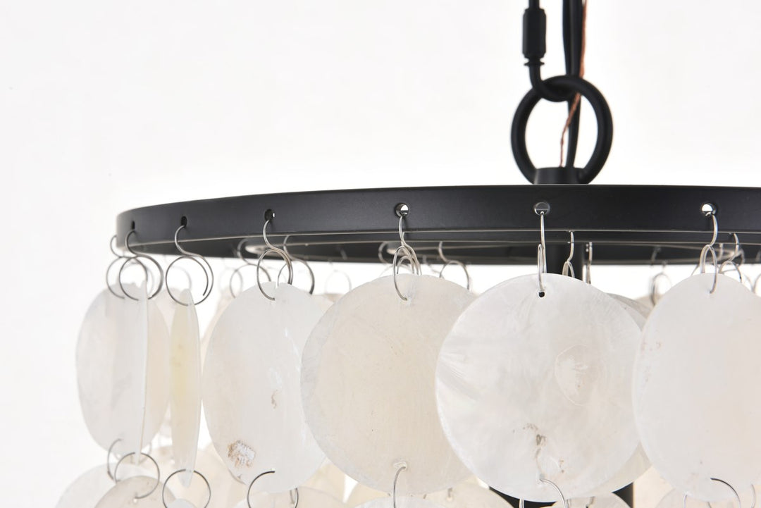 1 Light Black Pendant