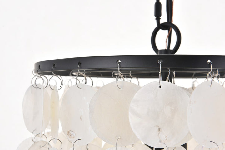1 Light Black Pendant