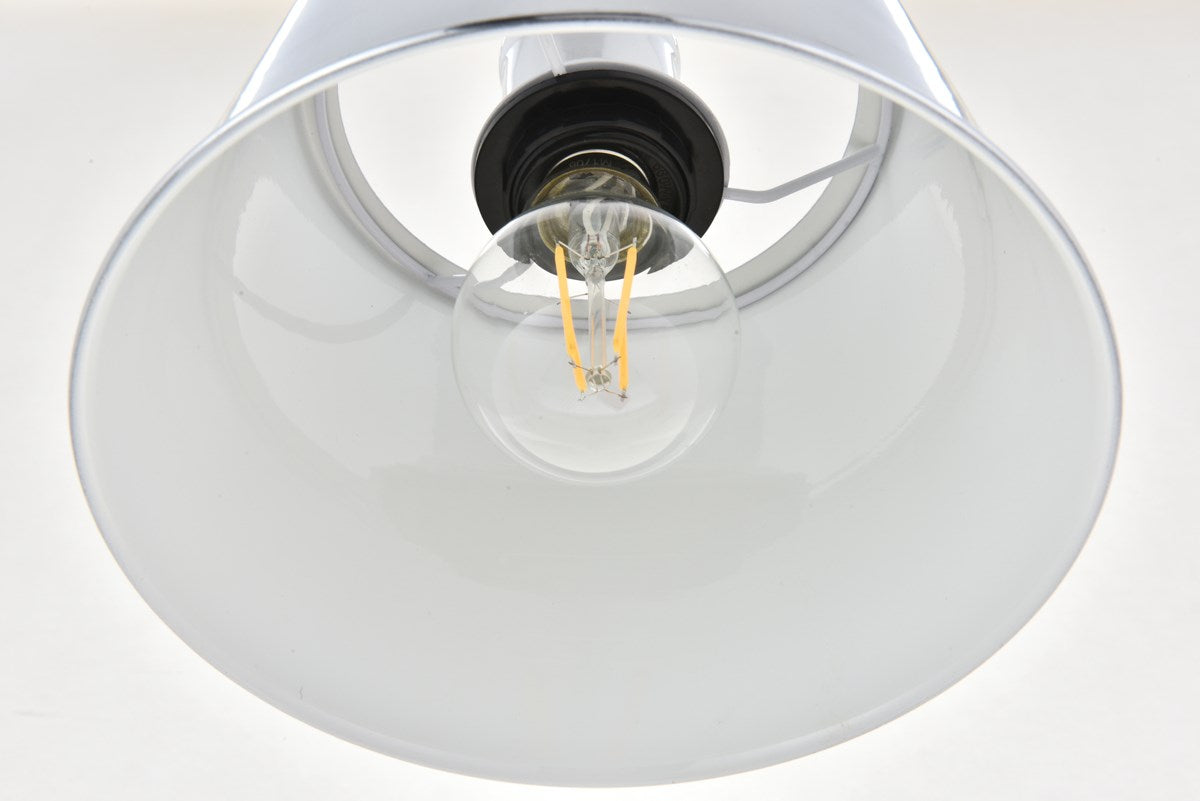 3 Light Chrome Pendant