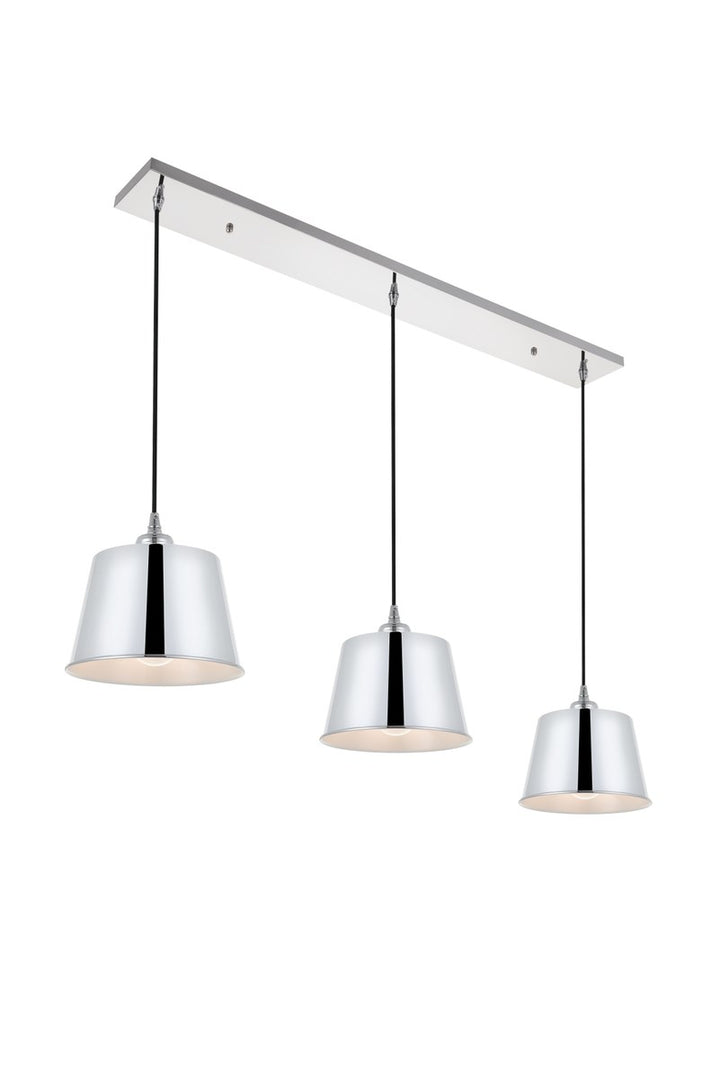 3 Light Chrome Pendant