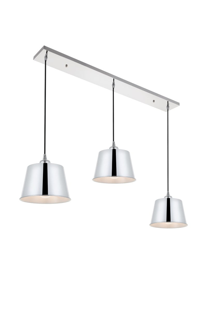 3 Light Chrome Pendant