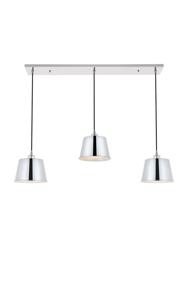 3 Light Chrome Pendant