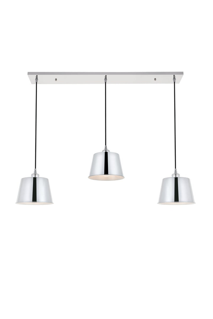 3 Light Chrome Pendant