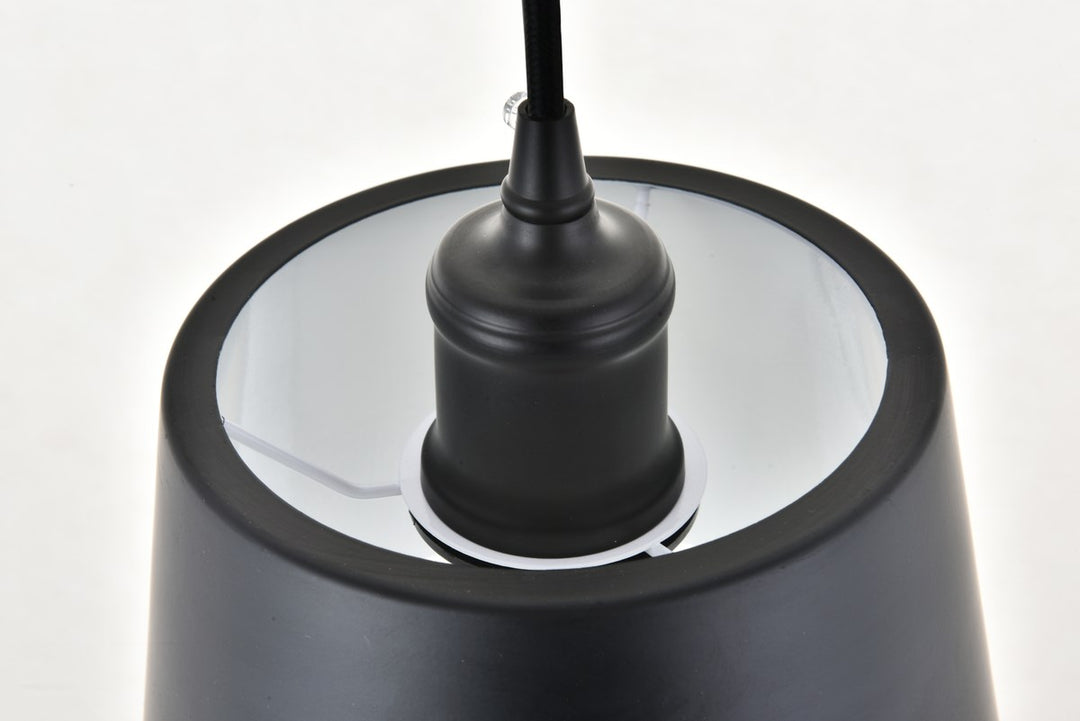 3 Light Black Pendant
