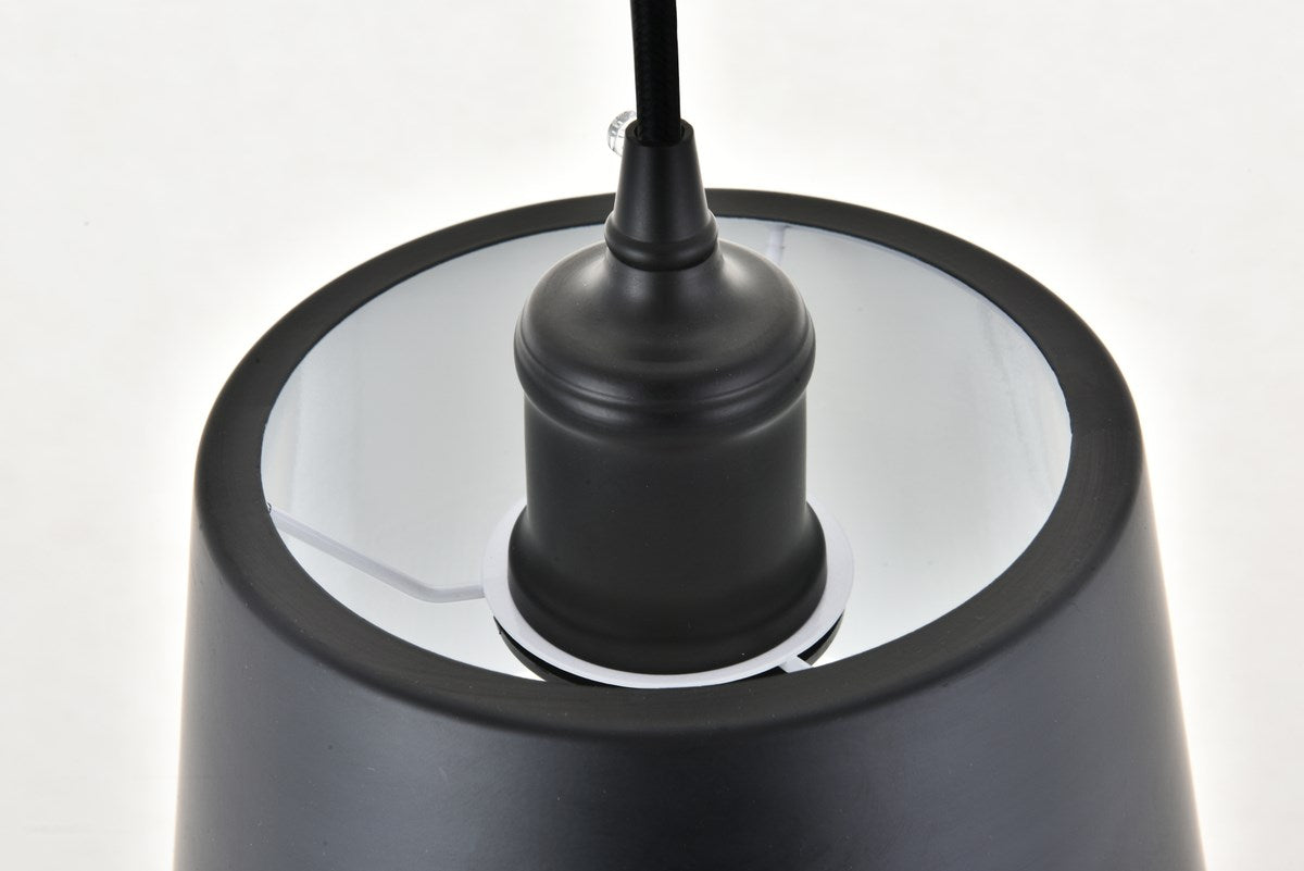 3 Light Black Pendant