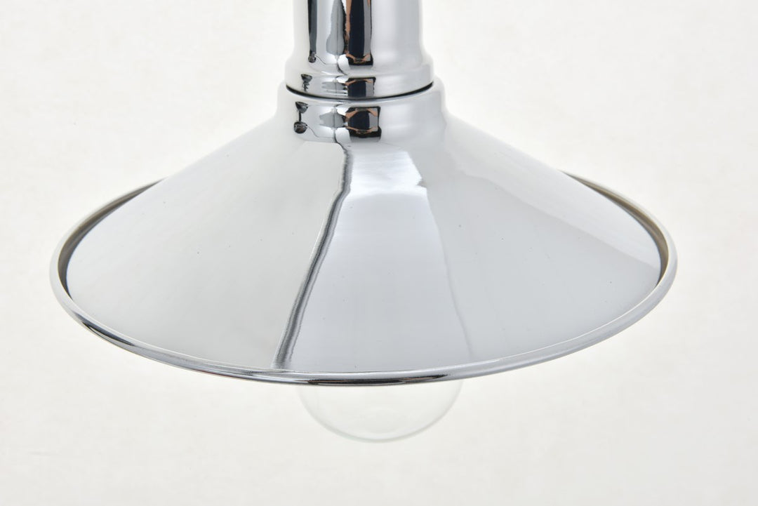 2 Light Chrome Wall Sconce