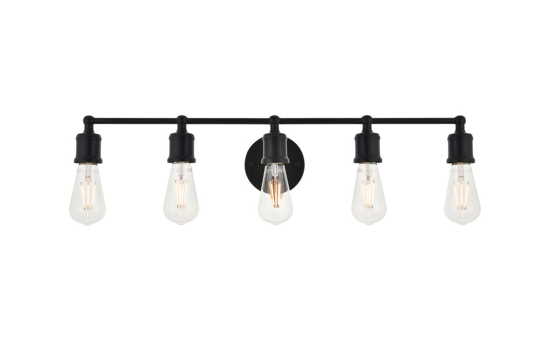 5 Light Black Wall Sconce by Living District