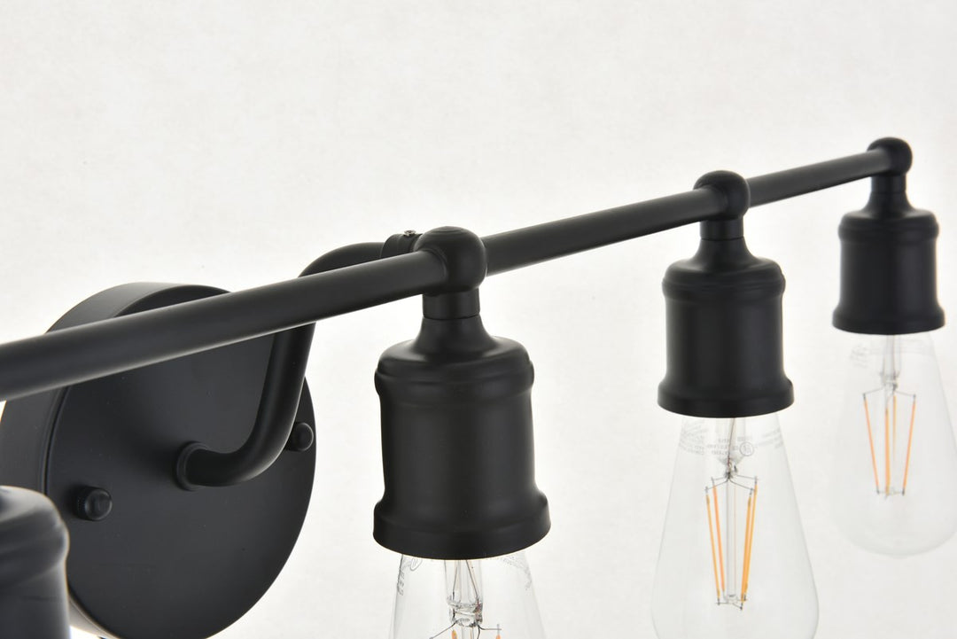 5 Light Black Wall Sconce