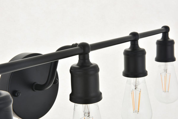 5 Light Black Wall Sconce