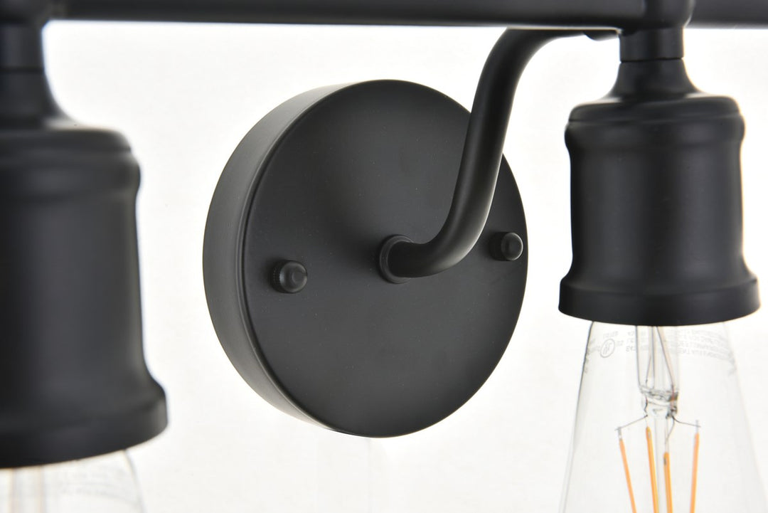 5 Light Black Wall Sconce