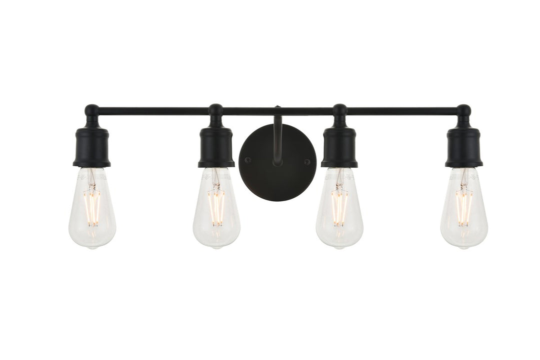 4 Light Black Wall Sconce by Living District