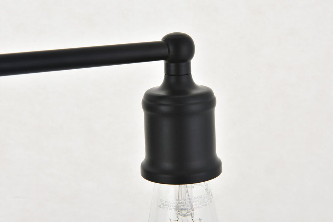 3 Light Black Wall Sconce