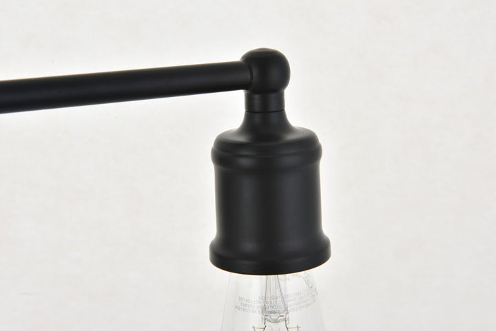 3 Light Black Wall Sconce