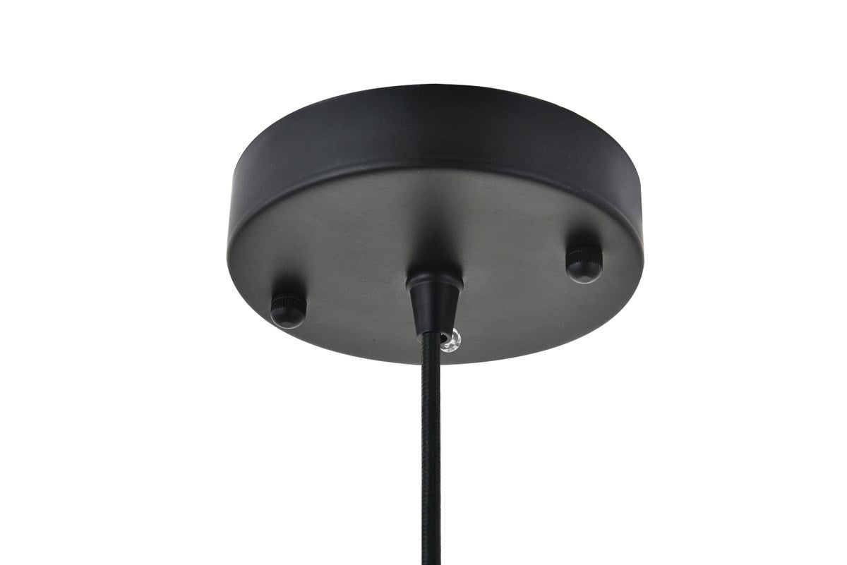 1 Light Black Pendant