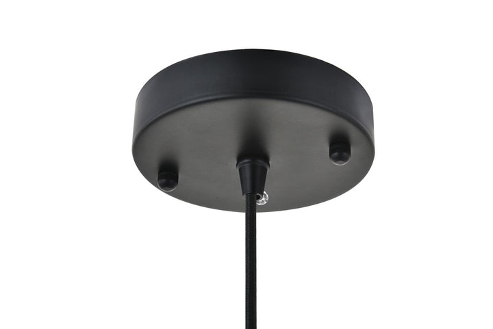 1 Light Black Pendant