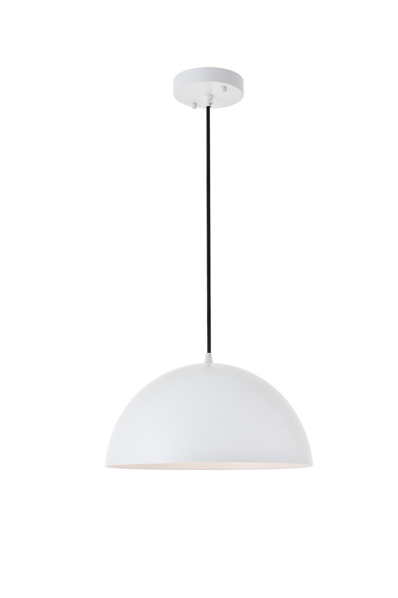 1 Light White Pendant by Living District
