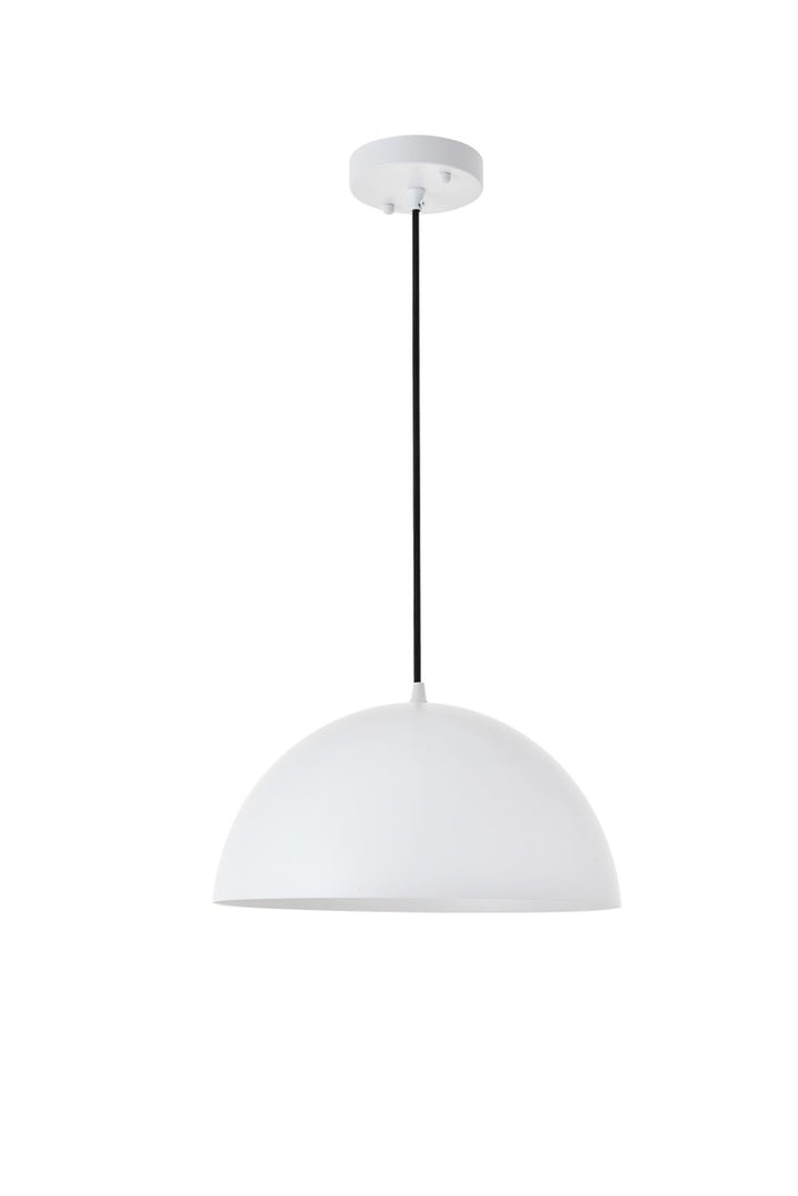 1 Light White Pendant
