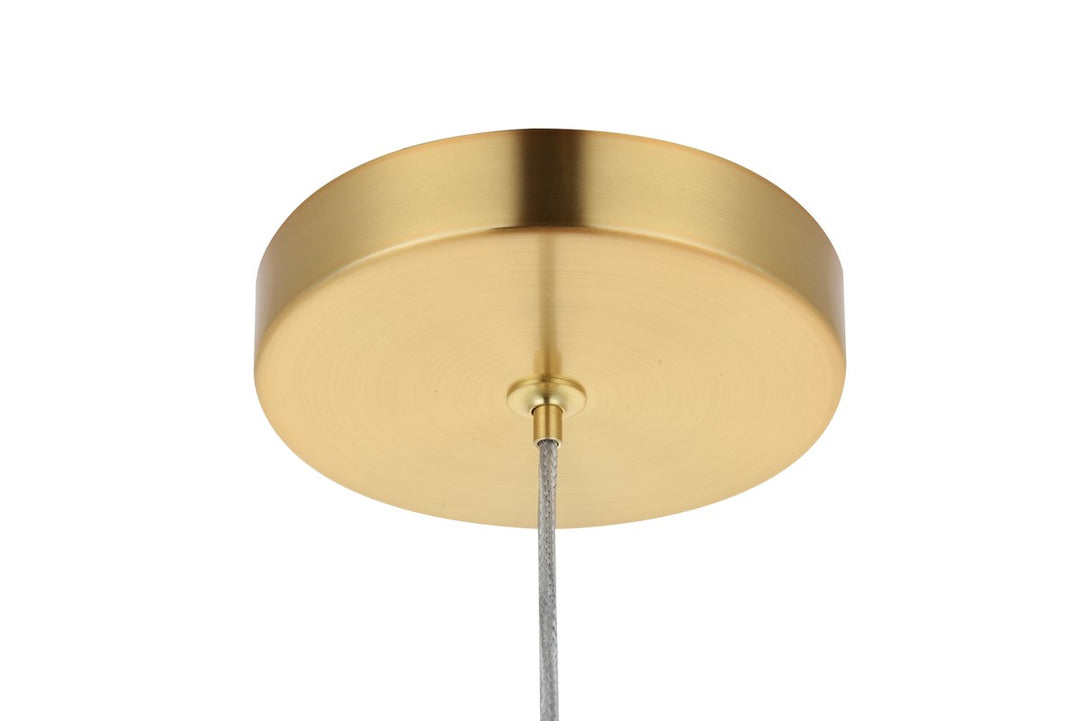 1 Light Gold Led Pendant