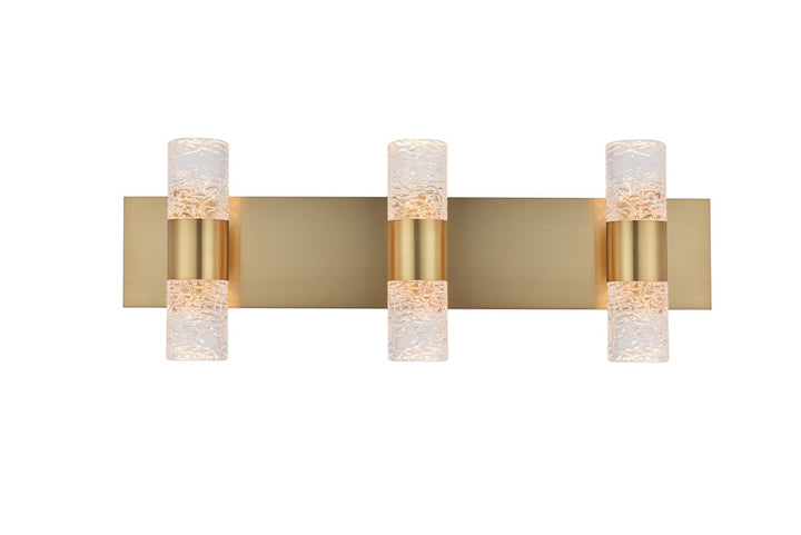 6 Light Gold Led Wall Sconce by Elegant Lighting