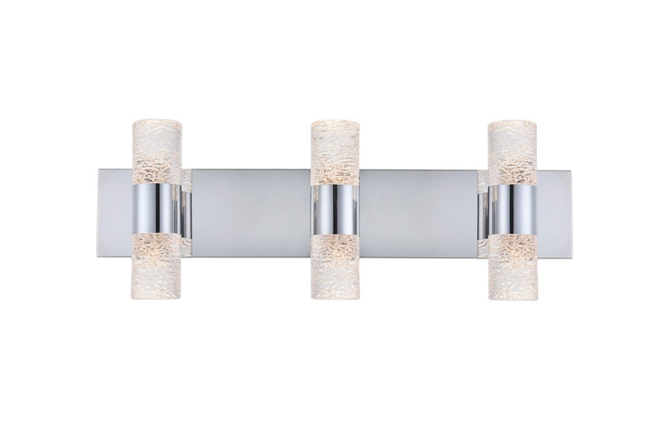 6 Light Chrome Led Wall Sconce by Elegant Lighting