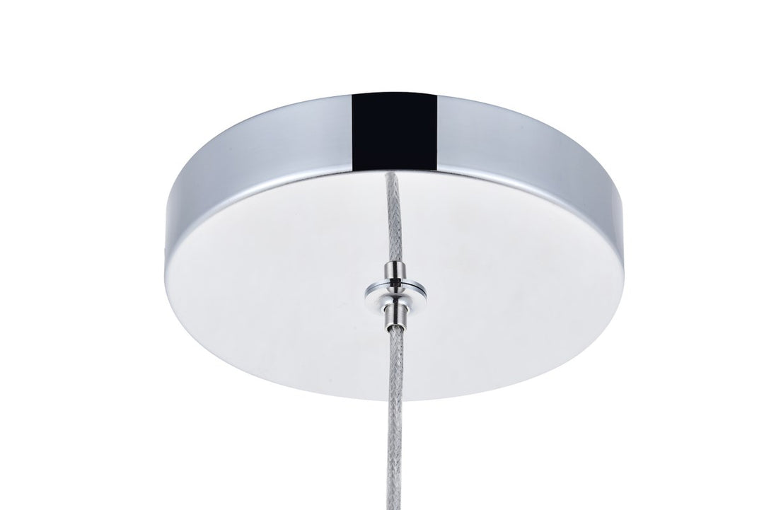 1 Light Chrome Led Pendant