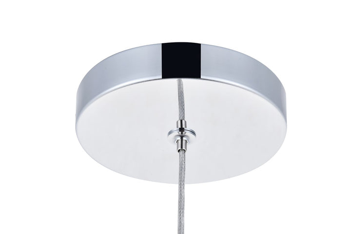 1 Light Chrome Led Pendant