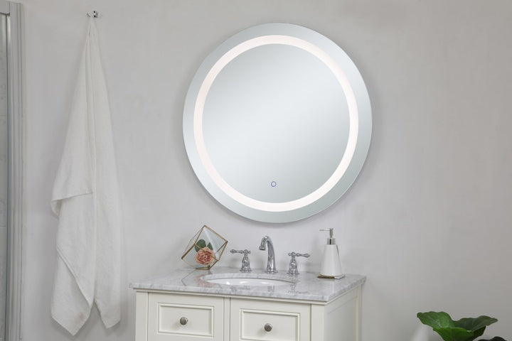 32 Inch Hardwired Led Mirror With Touch Sensor And Color Changing