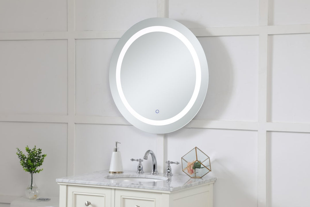 28 Inch Hardwired Led Mirror With Touch Sensor And Color Changing