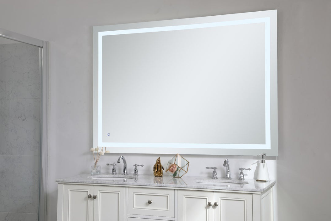 42In X 60In Hardwired Led Mirror With Touch Sensor And Color Changing
