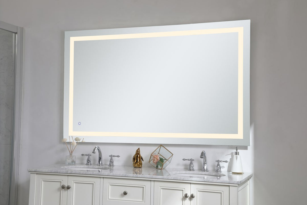 18In X 36In Hardwired Led Mirror With Touch Sensor And Color Changing