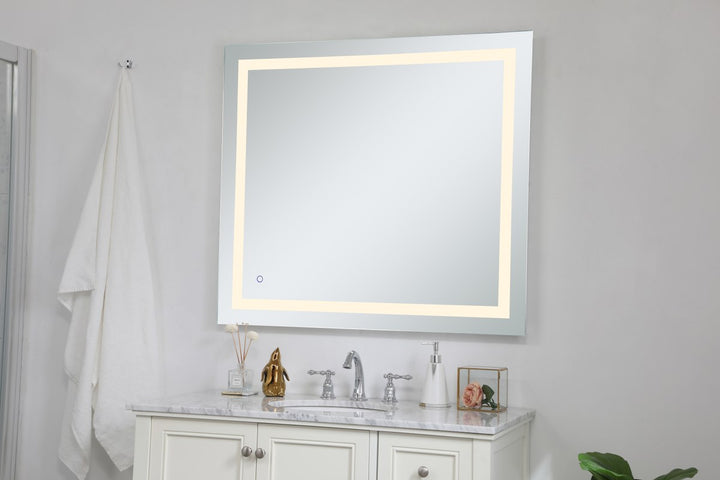 36In X 40In Hardwired Led Mirror With Touch Sensor And Color Changing