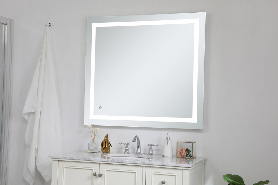 36In X 40In Hardwired Led Mirror With Touch Sensor And Color Changing